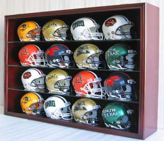 Mini Football Helmet Display Case   Holds 16   NFL New  