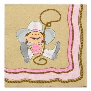  Cowgirl   Luncheon Napkins   16 Qty/Pack   Birthday Party Supplies 