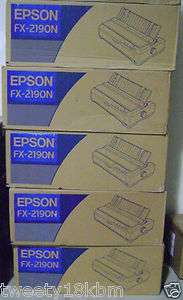 Epson FX 2190N Workgroup Dot matrix Printer NEW Network   C11c526001NT 