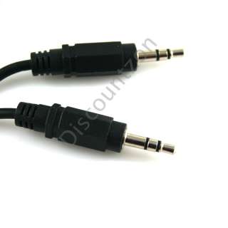   Jack double male to male Line in/out cable Stereo Audio Extension Aux