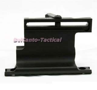 Tactical AK Saiga Style Dual Weaver Picatinny Rail Side Mount with 