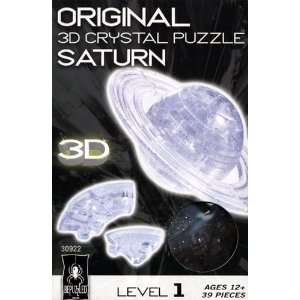  3D Crystal Puzzle   Saturn 39 Pcs Toys & Games