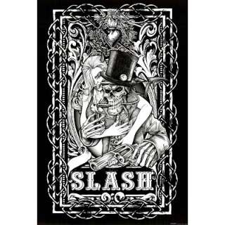 Slash POSTER Skeleton Guns N Roses Velvet Revolver Hat  