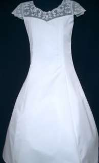   Holy Communion Confirmation Girls White Dresses Size 8 to 12 NWT Dress