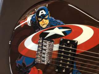 Captain America Marvel Electric Guitar  