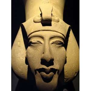Statue of Pharaoh Akhenaten, Also Known as Amenhotep IV, Roman Museum 
