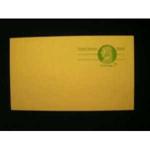  7 Cent Charles Thomson Unused United States Postal Card 