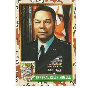  Desert Storm GENERAL COLIN POWELL Card #2: Everything Else