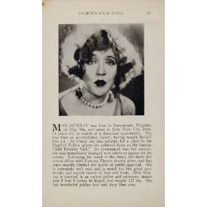  1925 Mae Murray Conway Tearle Silent Film Movie Actor 