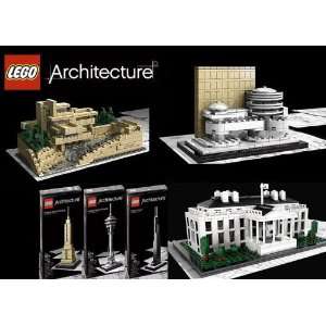 LEGO Architecture Set of 6   Frank Lloyd Wright Fallingwater 