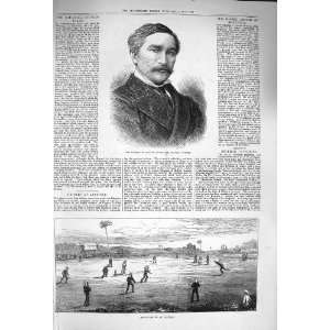  1875 George Wilson Sheffield Cricket Match Zanzibar