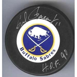  Gil Perreault Autographed Hockey Puck