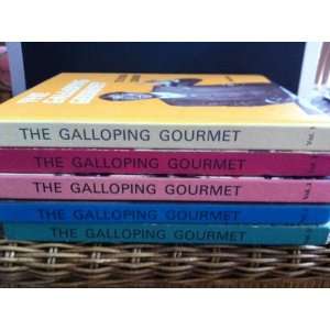  GALLOPING GOURMET TELEVISION COOKBOOKS, VOLUMES 1 5, BY GRAHAM KERR 
