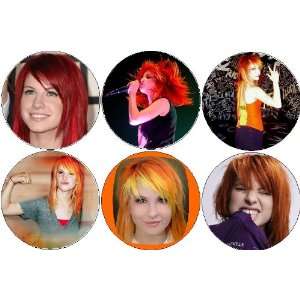  Set of 6   HAYLEY WILLIAMS   Paramore ~ 1.25 MAGNET 
