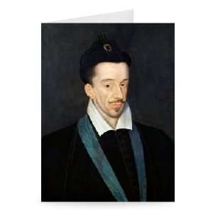  Portrait of Henri III (oil on panel) by   Greeting Card 
