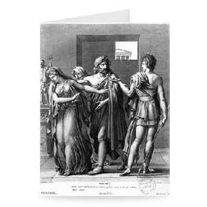 Phaedra, Theseus and Hippolytus,   Greeting Card (Pack of 2)   7x5 