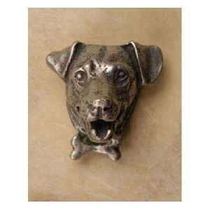   At Home Cabinet Hardware 136 Jack Russell Knob Black