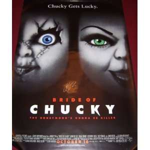 Jennifer Tilly   Bride of Chucky   Signed Autographed 27x40 Movie 