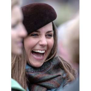 Kate Middleton in the Royal box at Cheltenham racecourse, 16th March 