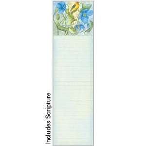   & Yellow Tanager   Magnetic List Pad Paper  Sherri Buck Baldwin