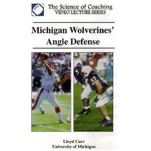   Angle Defense Lloyd Carr University of Michigan VHS 