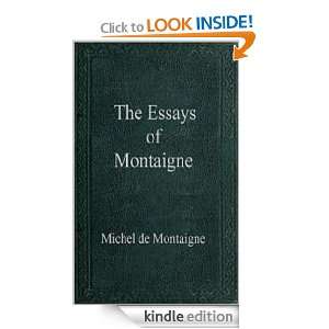 Essays of Montaigne Michel de Montaigne  Kindle Store