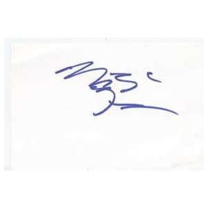 NICK STAHL Signed Index Card In Person