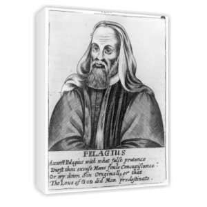  Pelagius (engraving) by English School   Canvas   Medium 
