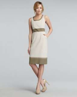 Printed Twill Dress  Neiman Marcus