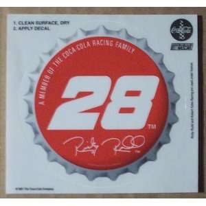Ricky Rudd Coca Cola #28 Sticker