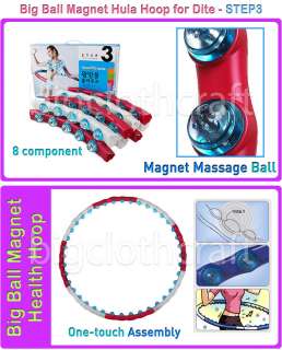 Big Ball Magnet Hoop JinPoli Hoola Hula for Exercise  