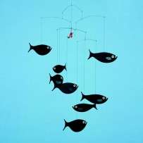 Flensted School Shoal of Fish Mod Hanging Baby Mobile  
