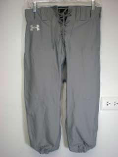   Under Armour Mens All Knit Football Pants Gray Large XXL 2XL  