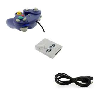 Game Controller+Memory Card+Cable for Nintendo Gamecube  