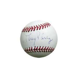 Tony Perez Autographed Baseball Mtd Mem