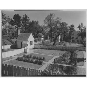   Virginia, Tayloe house. Rear garden from Nicholson St. II 1959 Home