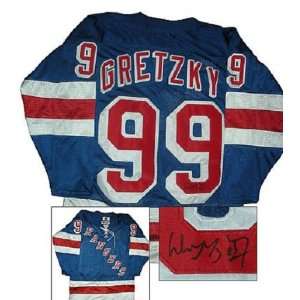 Wayne Gretzky Signed Autographed NY Ranger Jersey By Sports Edition