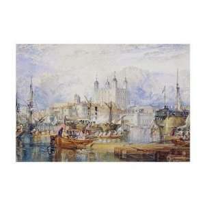  Joseph Mallord William Turner   The Tower Of London Giclee 