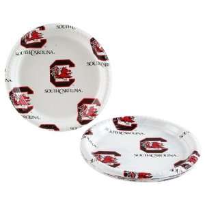   Gamecocks Disposable Plastic Plates (12 Pack)