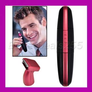   Red Groomer Set Beard Nose Hair Trimmer Washable Facial Ear Clipper