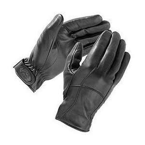  River Road Del Rio Black Leather Motorcycle Driving Gloves 