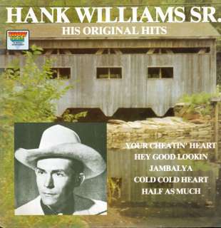 Hank Williams Sr.   His Original Hits NM LP  