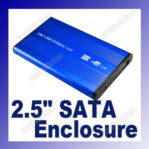 USB 2.0 2.5 SATA HARD DISK DRIVE HDD CASE ENCLOSURE  
