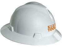 KLEIN TOOLS 60034 VGard Hard Hat White w/ Klein Logo  