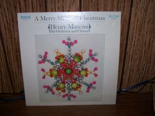 Henry Mancini   A Merry Mancini Christmas lp Stereo album 1966 newer 
