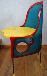Gaetano Pesce Face Motif Colorful Chair/statement piece Fish Design 