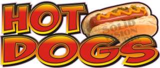 14 Hot Dog Concession Trailer Fun Restaurant Bar Decal  