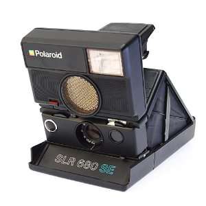  Vintage Polaroid SLR 680 Se Auto Focus Camera Black Rare 