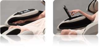 Fujita KN7005 Zero Gravity Massage Chair Heat Recliner   Black   Open 