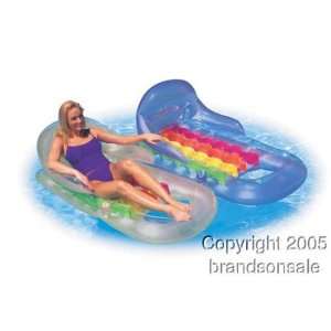    Inflatable Floating Swimming Pool Lounge Chair: Toys & Games